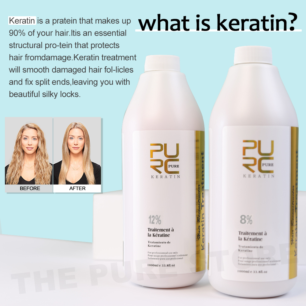 PURC 1000ml Keratin Hair Strai - Hair Care Korea review and price