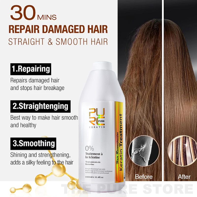 PURC 1000ml Keratin Hair Strai - Hair Care Korea review and price